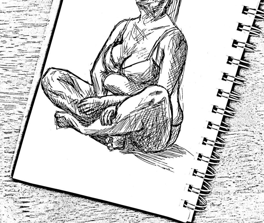 Figure Drawing 1 (Pen on Paper)