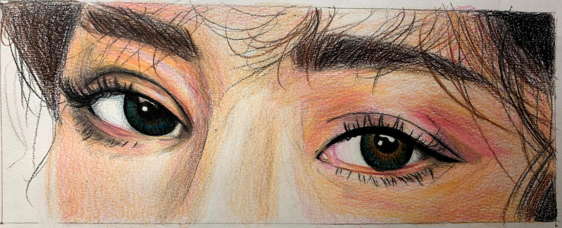 Gaze (Colored Pencil on Paper)